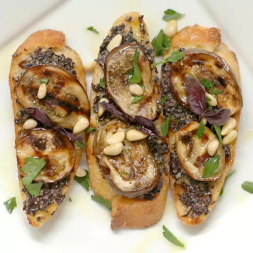 Eggplants with Pesto